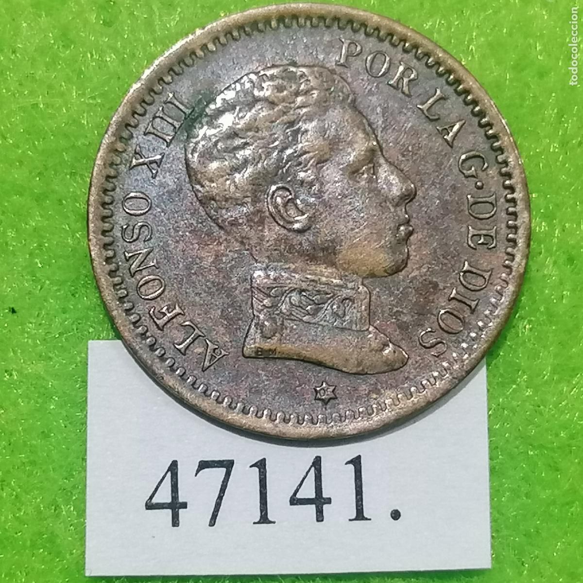 Monedas de Espa&ntilde;a: Espa&ntilde;a 2 c&eacute;ntimos 1905 5 Madrid SMV, Alfonso XIII, 13