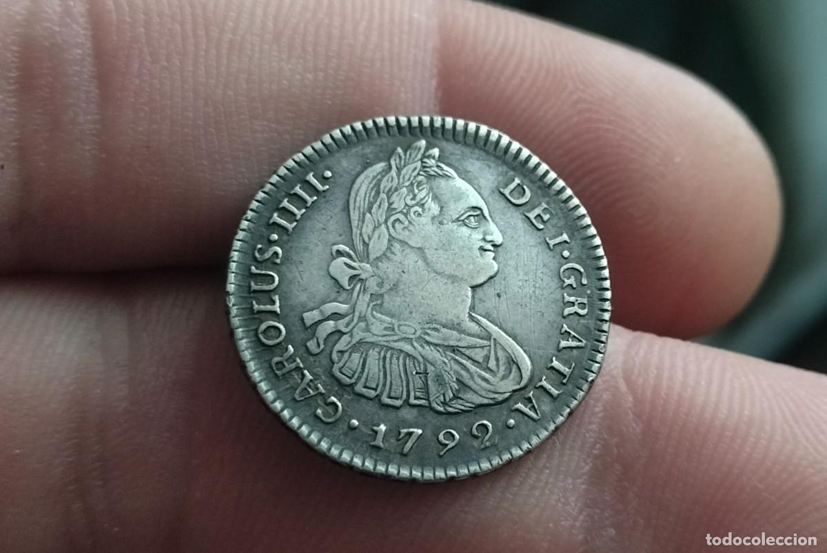 Monedas de Espa&ntilde;a: CARLOS IV 1 real 1892 Lima I.J