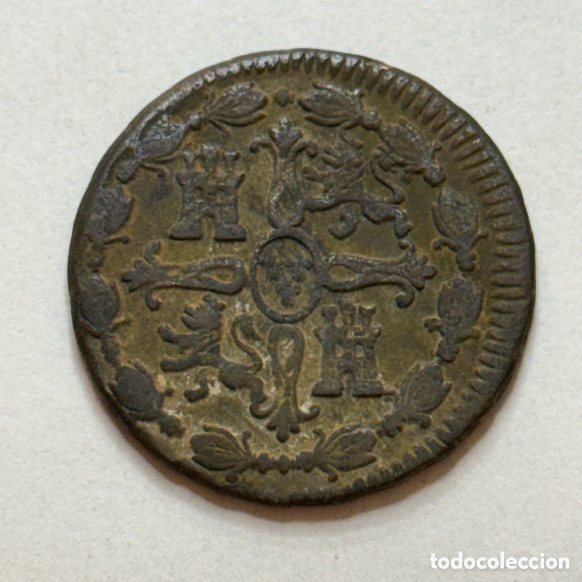 Monedas de Espa&ntilde;a: Fernando VII - 8 Maraved&iacute;s - Jubia 1815 - Foto 2