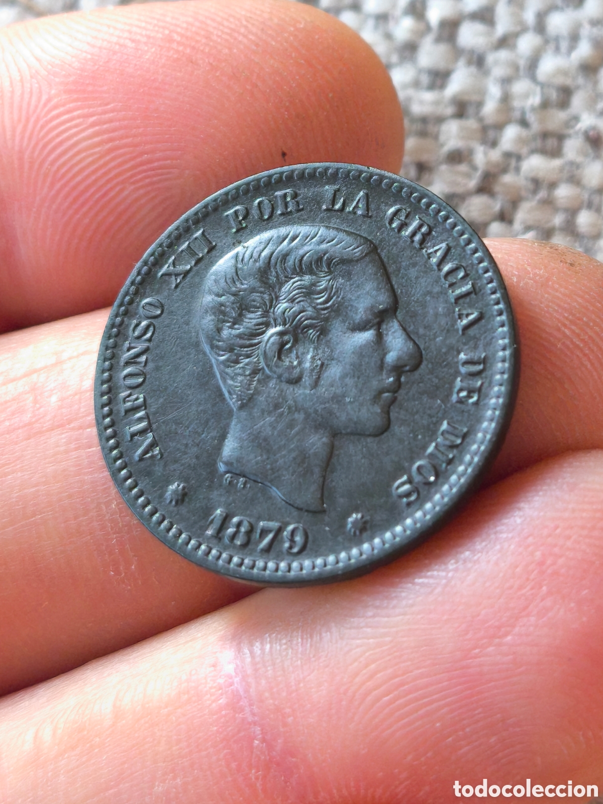 Monedas de Espa&ntilde;a: Alfonso XII 1879 5 c&eacute;ntimos