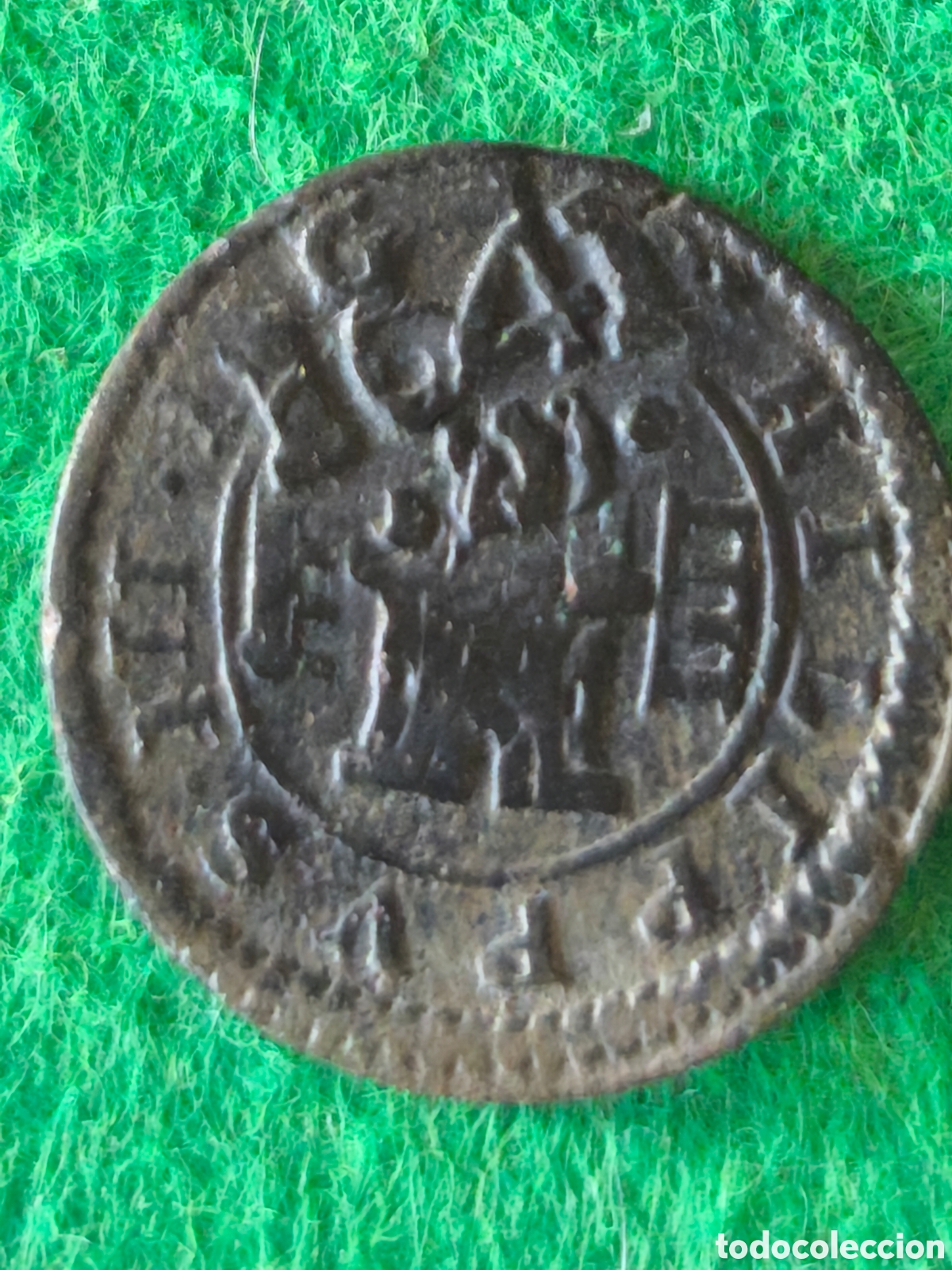 Monedas de Espa&ntilde;a: Felipe III 4 maravedis resello Valladolid a 4