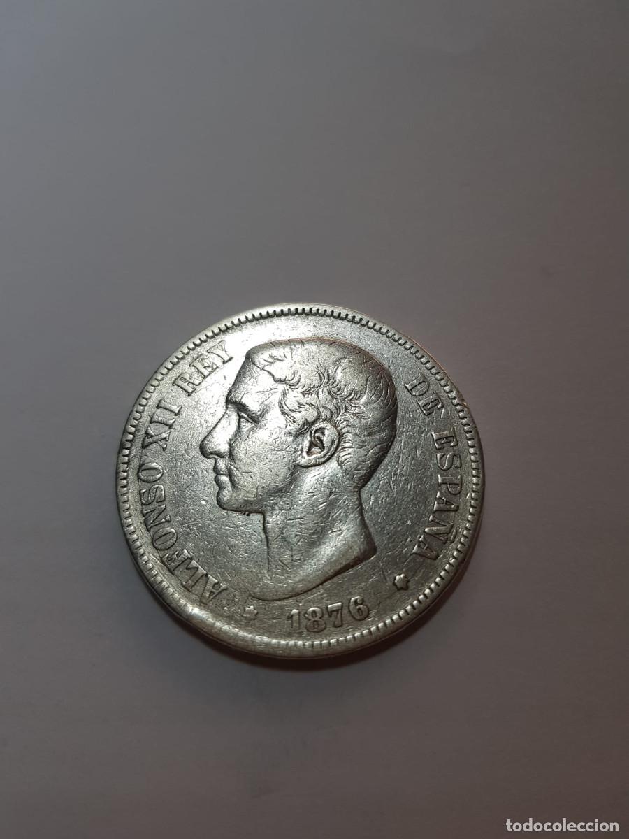 Monedas de Espa&ntilde;a: ESPA&Ntilde;A-ALFONSO XII- 5 PESETAS-1876-DEM