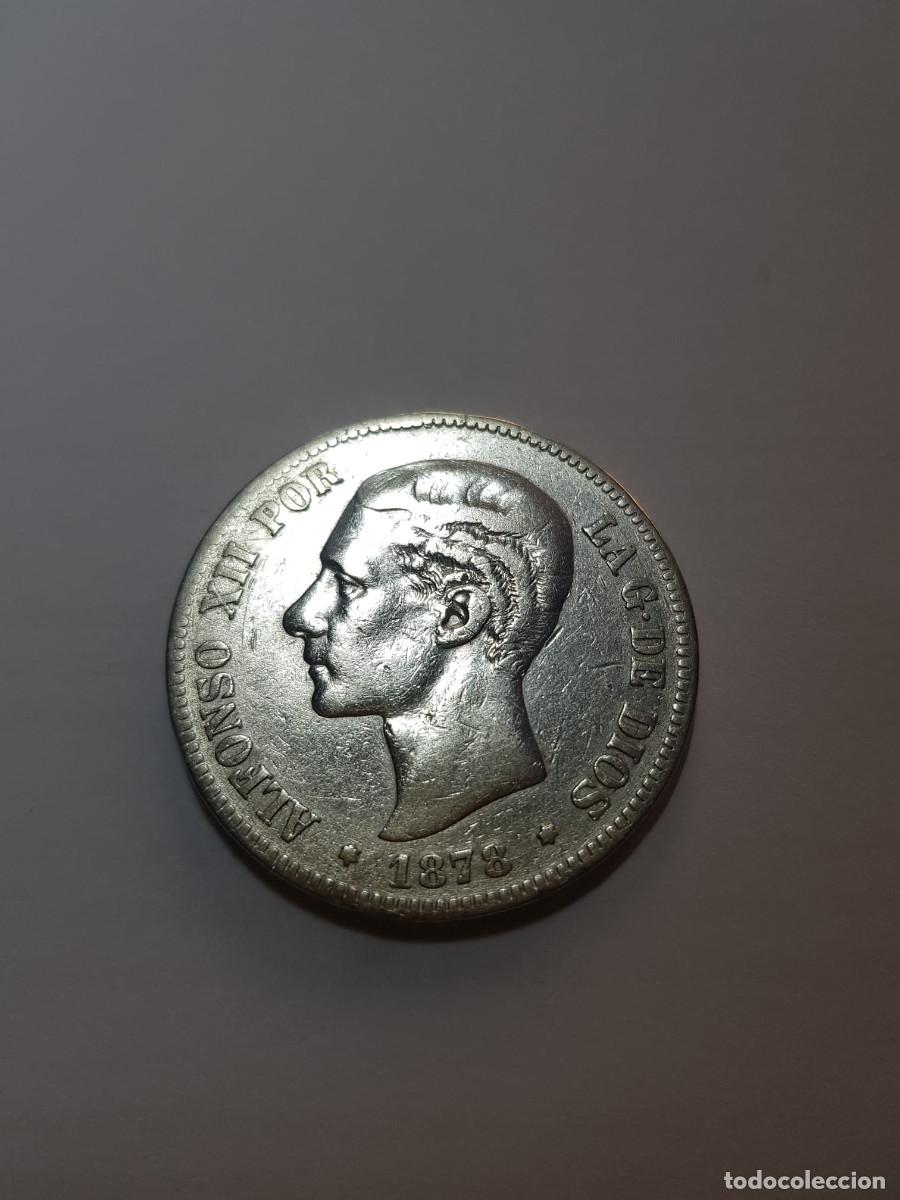 Monedas de Espa&ntilde;a: ESPA&Ntilde;A-ALFONSO XII- 5 PESETAS-1878-DEM