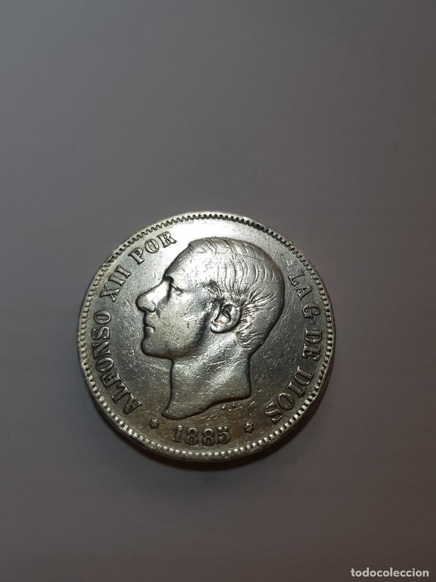 Monedas de Espa&ntilde;a: ESPA&Ntilde;A-ALFONSO XII- 5 PESETAS-1885*87 MSM