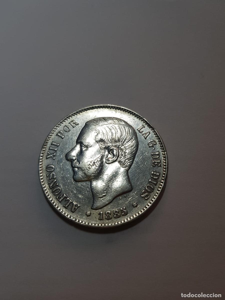 Monedas de Espa&ntilde;a: ESPA&Ntilde;A-ALFONSO XII- 5 PESETAS-1885*18-87 MSM