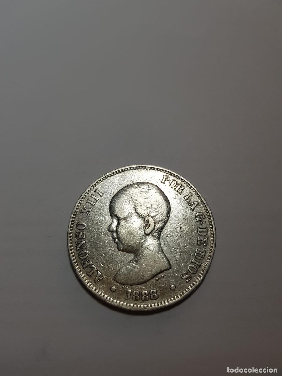 Monedas de Espa&ntilde;a: ESPA&Ntilde;A-ALFONSO XIII- 5 PESETAS-1888-MPM