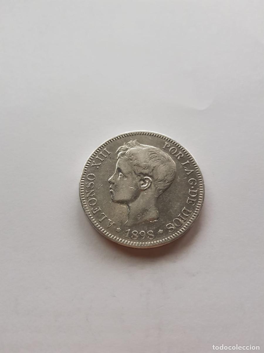 Monedas de Espa&ntilde;a: ESPA&Ntilde;A-ALFONSO XIII- 5 PESETAS-1898*18-- SGV