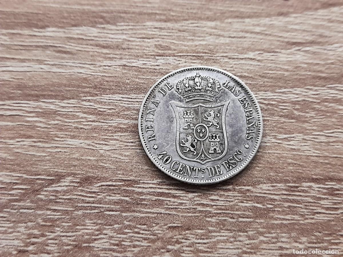 Monedas de Espa&ntilde;a: Isabel II, 40 Centimos de Escudo 1866, Madrid