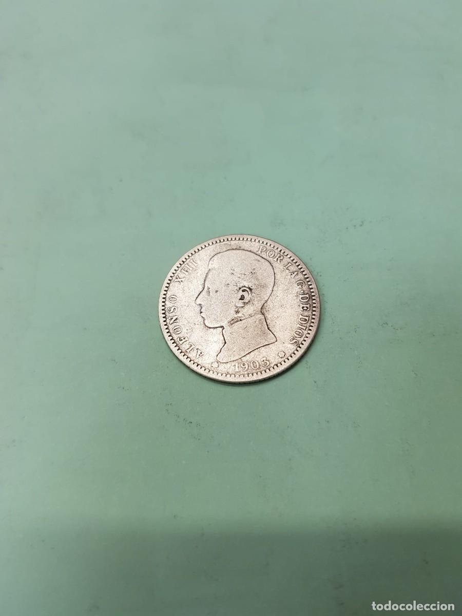 Monedas de Espa&ntilde;a: ALFONSO XIII- 1 PESETA-1903-SMV