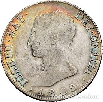 Monedas de Espa&ntilde;a: JOSE NAPOLEON 20 REALES PLATA 1809 MADRID AI