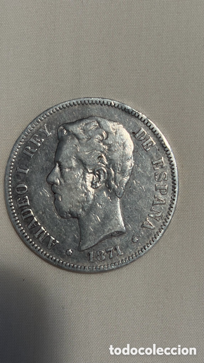 Monedas de Espa&ntilde;a: Monedas 5 pesetas plata - Foto 2