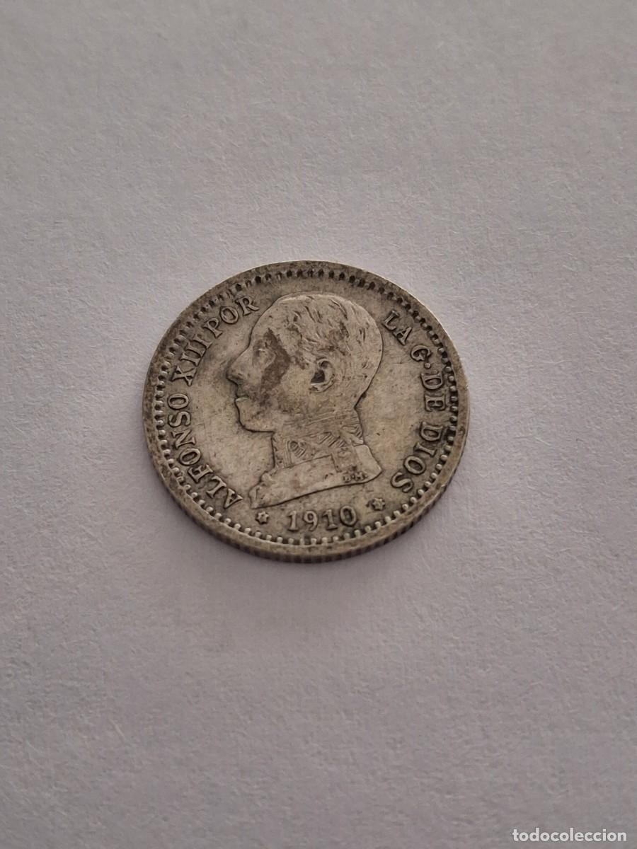 Monedas de Espa&ntilde;a: 50 C&Eacute;NTIMOS 1910 PC V ALFONSO XIII - Foto 1