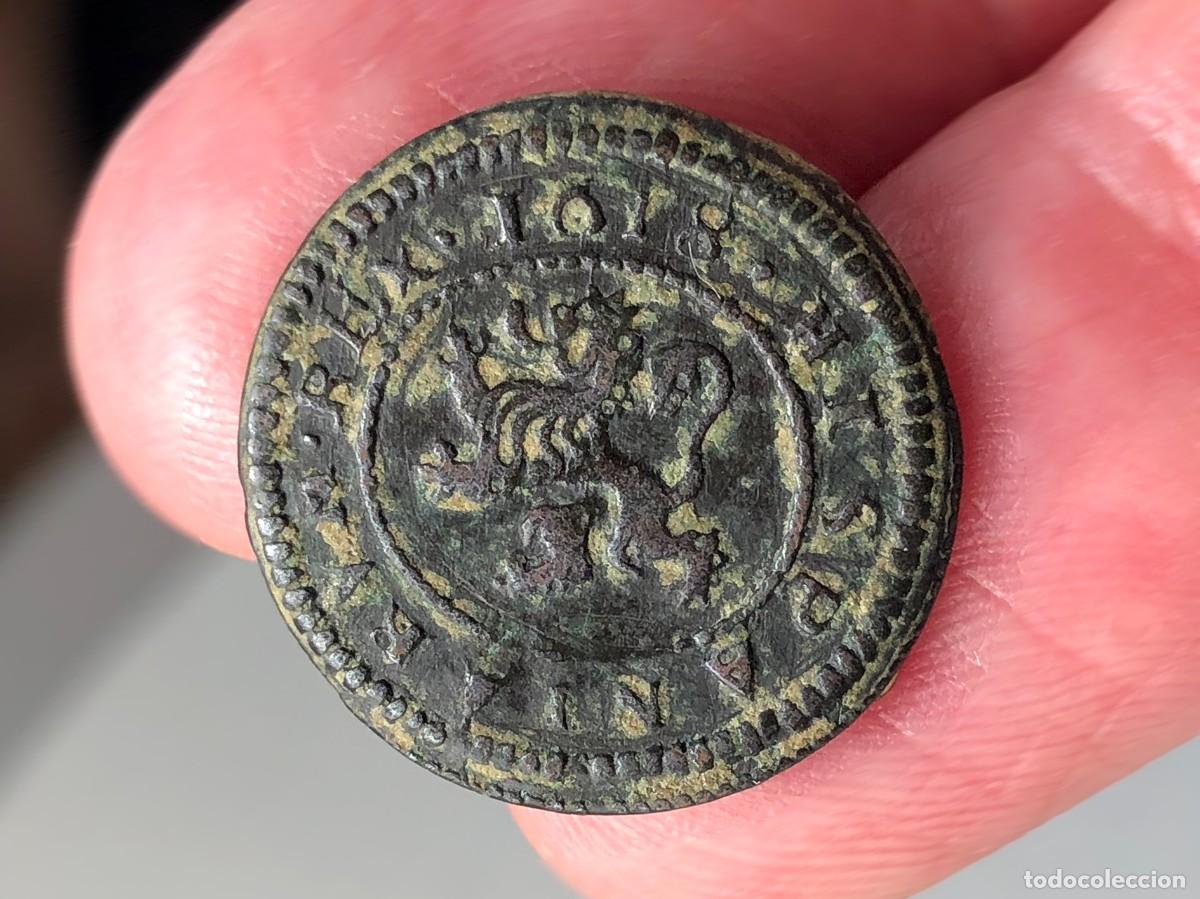 Monedas de Espa&ntilde;a: Moneda Antigua de 4 Maraved&iacute;s. Rey Felipe III. Casa de Austria. Ceca de Segovia. 1618. Espa&ntilde;a