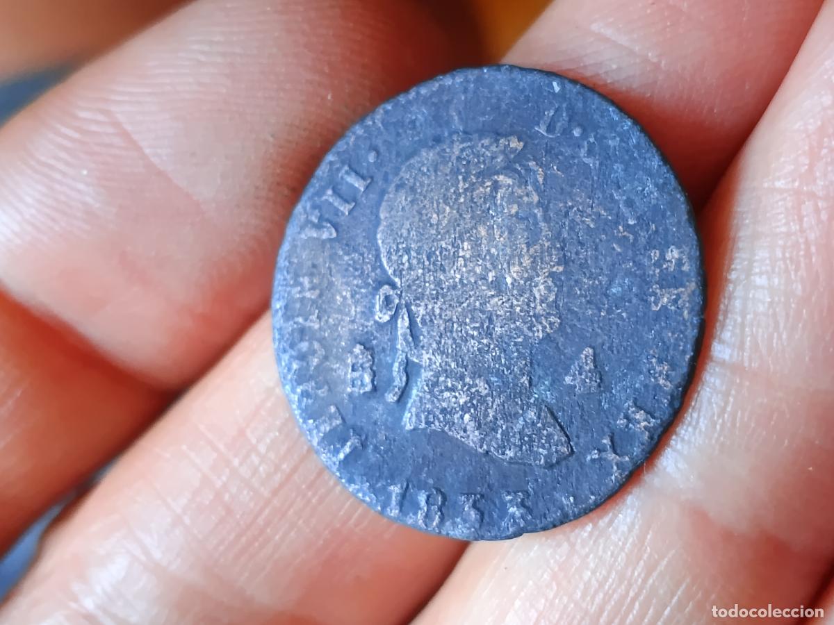 Monedas de Espa&ntilde;a: 4 maravedis de 1833 Fernando VII