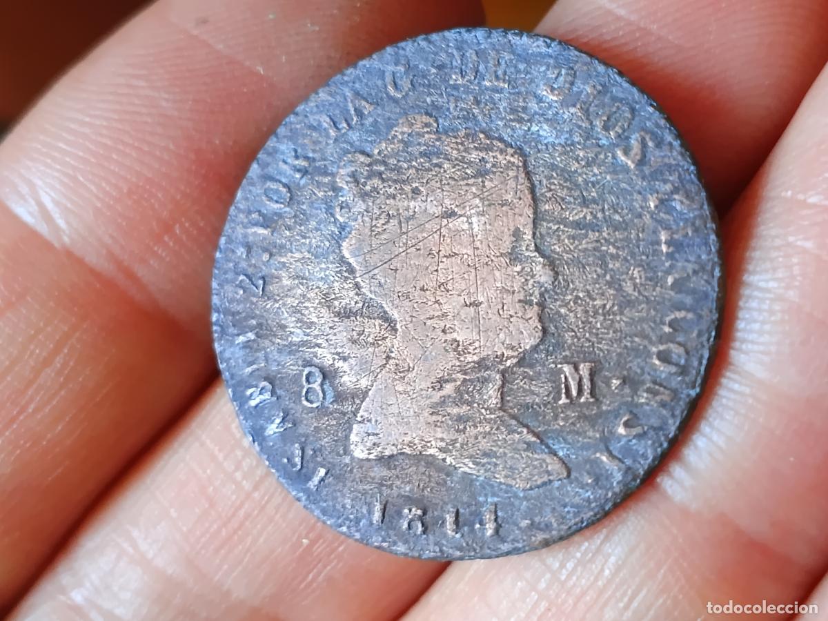 Monedas de Espa&ntilde;a: 8 maravedis de 1844 Isabel II - Foto 1