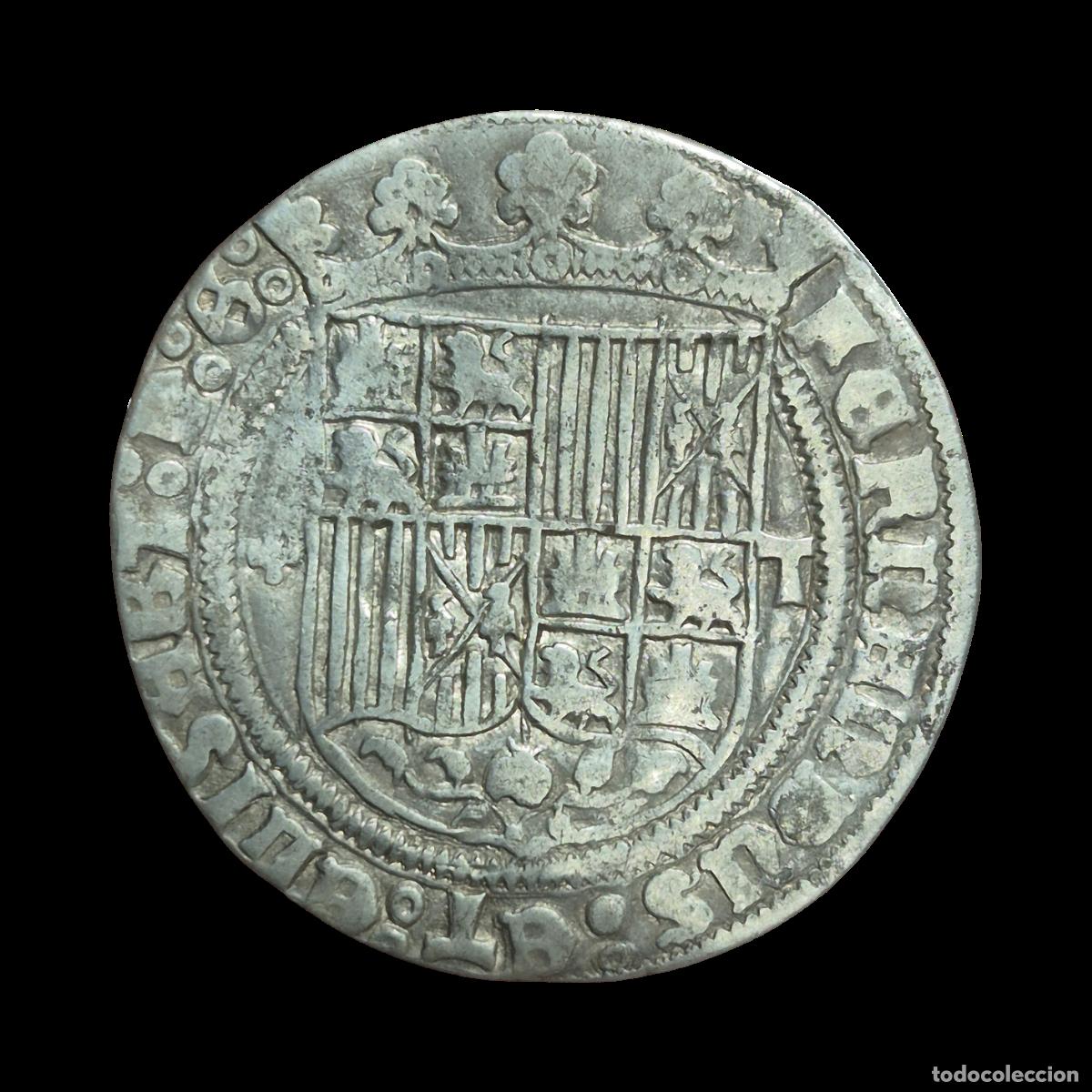 Monedas de Espa&ntilde;a: NT/ REYES CATOLICO BONITO REAL PLATA TOLEDO ENSAYADOR CRUZ (E1028)