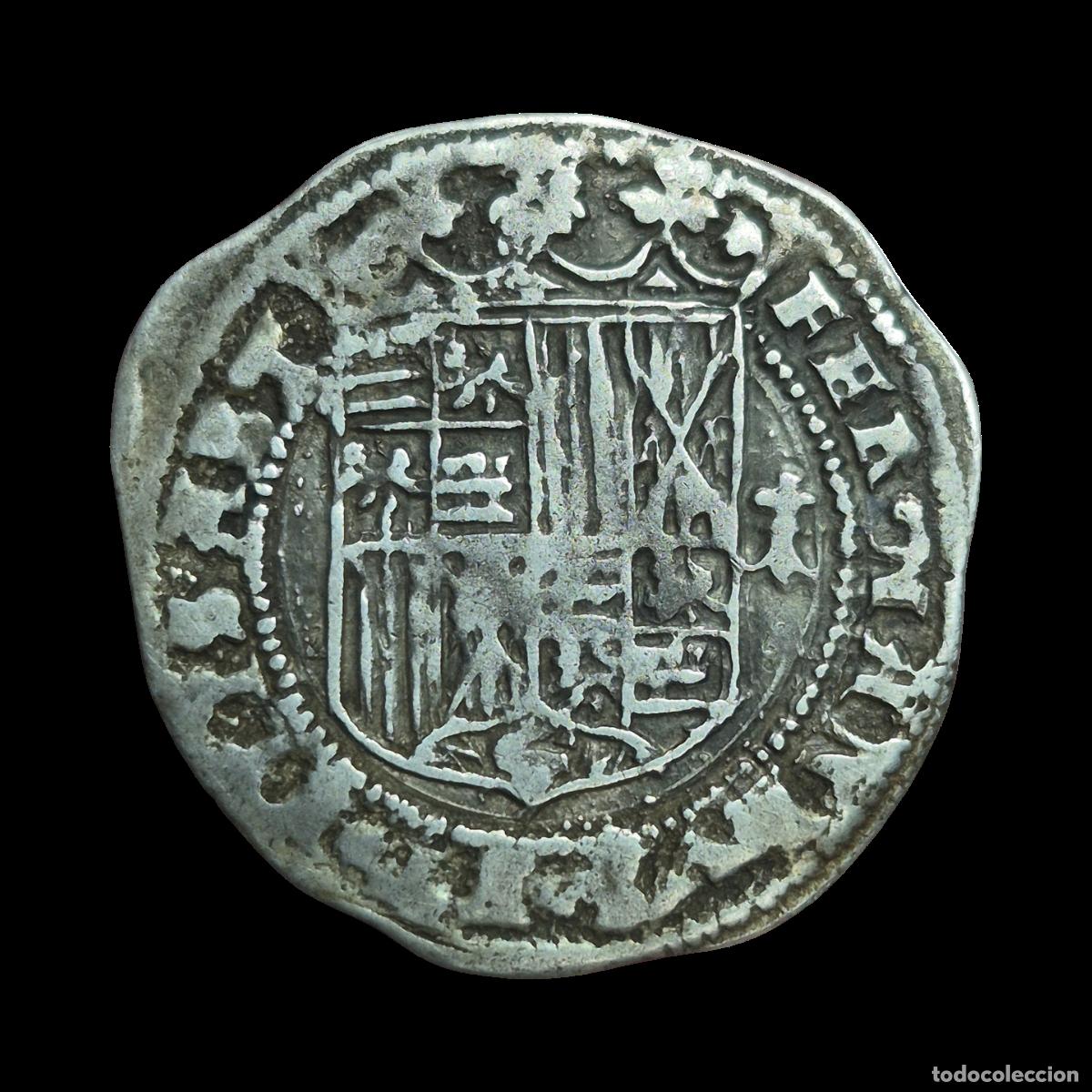 Monedas de Espa&ntilde;a: NT/ REYES CATOLICO REAL PLATA SEVILLA ENSAYADOR ARMI&Ntilde;O (E1022)