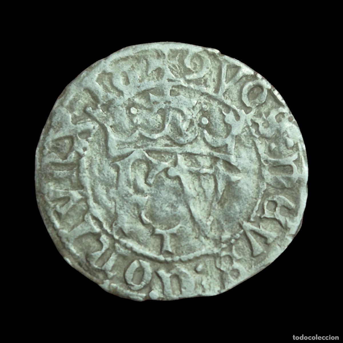Monedas de Espa&ntilde;a: NT/ REYES CATOLICOS 1/2 REAL PLATA TOLEDO ANTERIOR A LA PRAGMATICA 1497 (E1025)