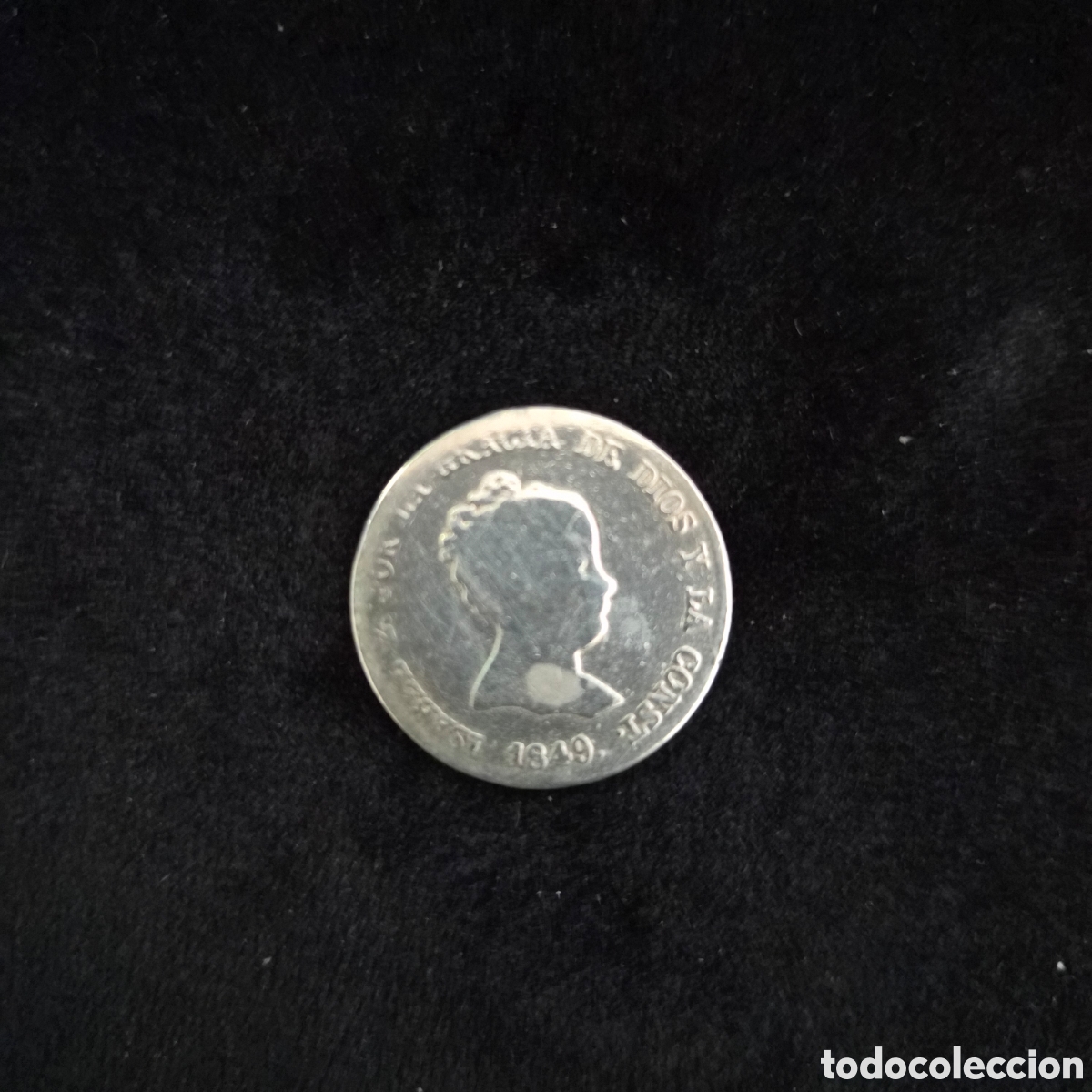 Monedas de Espa&ntilde;a: Moneda de plata Isabel II 1849
