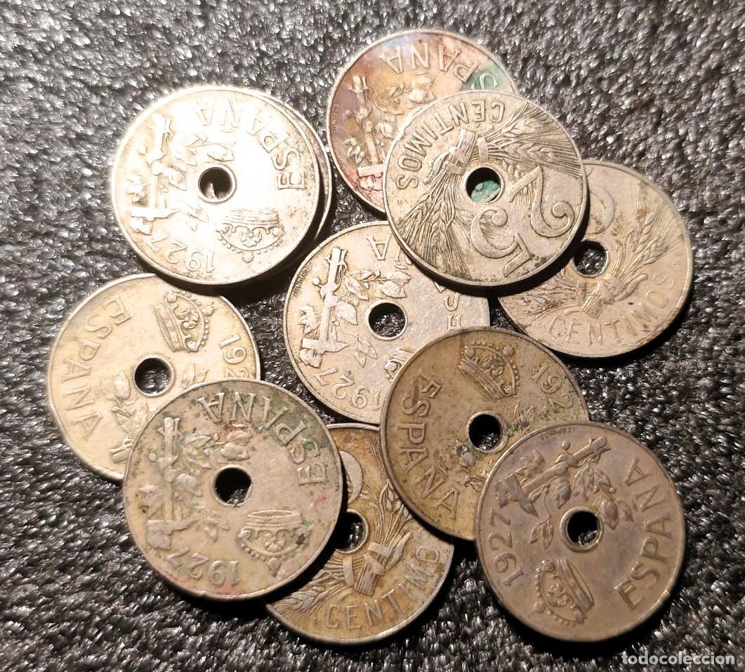Monedas de Espa&ntilde;a: Espa&ntilde;a Alfonso XIII 1 x 25 C&eacute;ntimos 1927 lote 2303