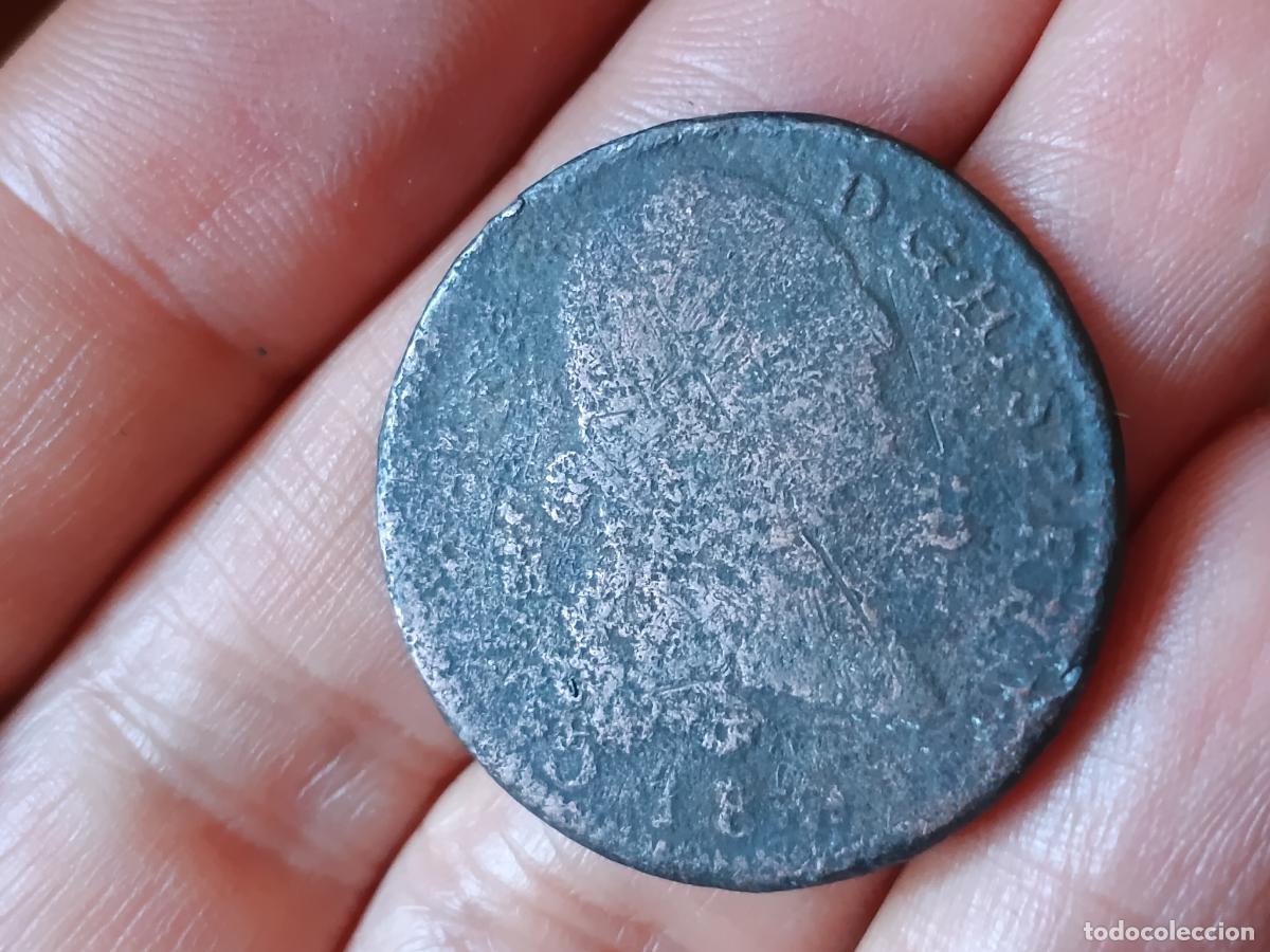 Monedas de Espa&ntilde;a: 8 maravedis de 1801 Carlos IV