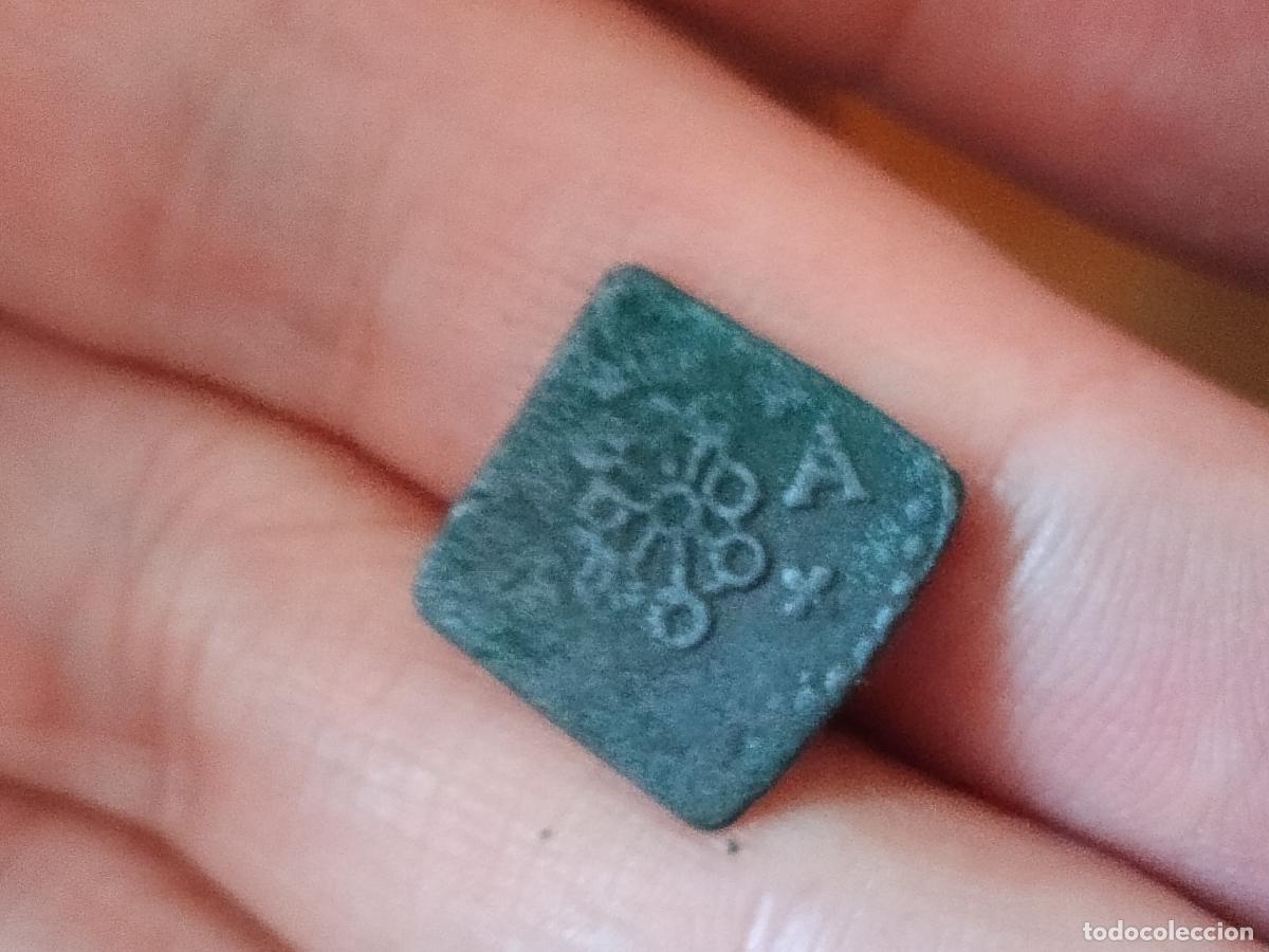 Monedas de Espa&ntilde;a: Navarra, Pamplona. Medio maraved&iacute; cuadrado