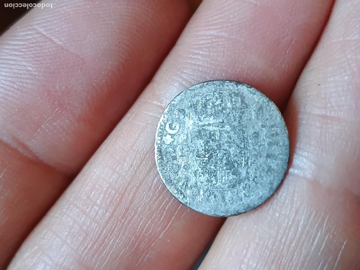 Monedas de Espa&ntilde;a: Medio real de plata de Felipe V - Foto 1
