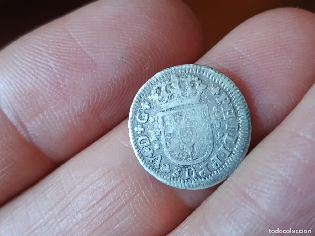 Monedas de Espa&ntilde;a: Medio real de plata de Felipe V, 1738