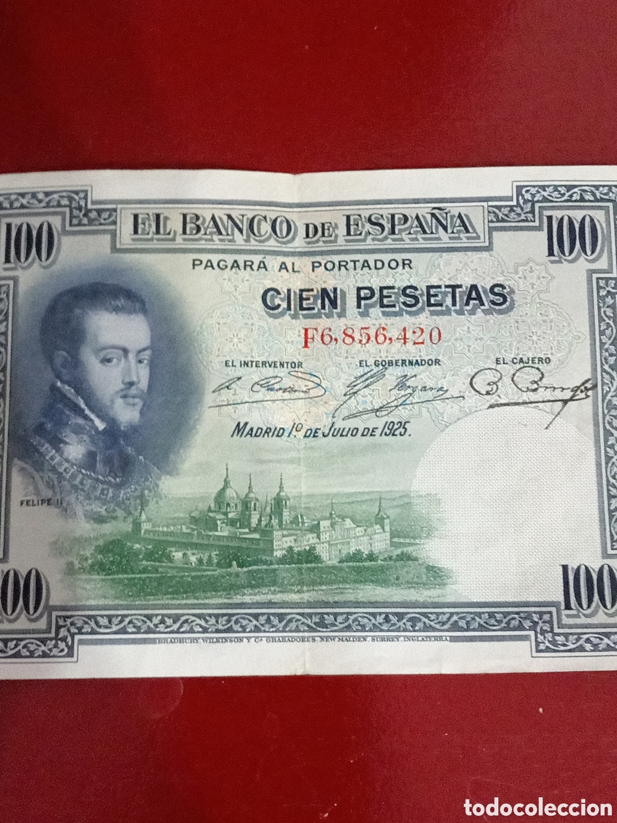 Monedas de Espa&ntilde;a: Billete de Espa&ntilde;a del a&ntilde;o 1925 - Foto 4