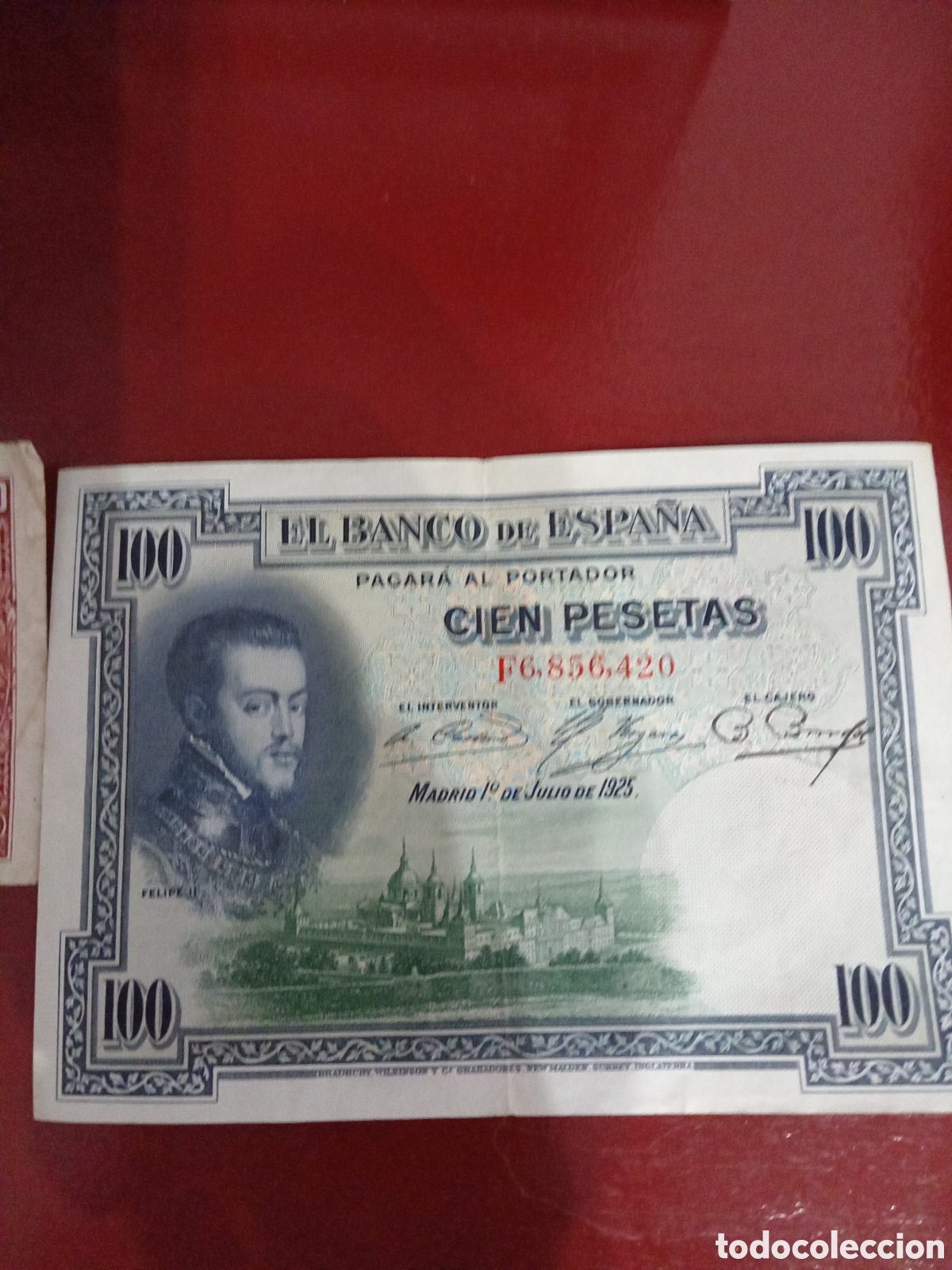 M&uuml;nzen von Spanien: Billete de Espa&ntilde;a del a&ntilde;o 1925