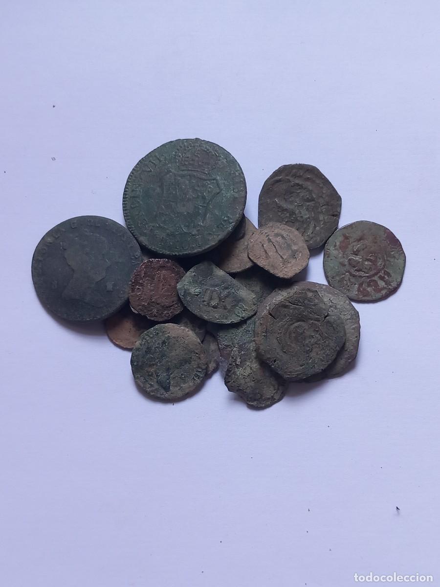 Monedas de Espa&ntilde;a: Lote n&uacute;mero 1 de 25 monedas espa&ntilde;olas para limpiar y expertizar. Procedentes de Colecci&oacute;n particular