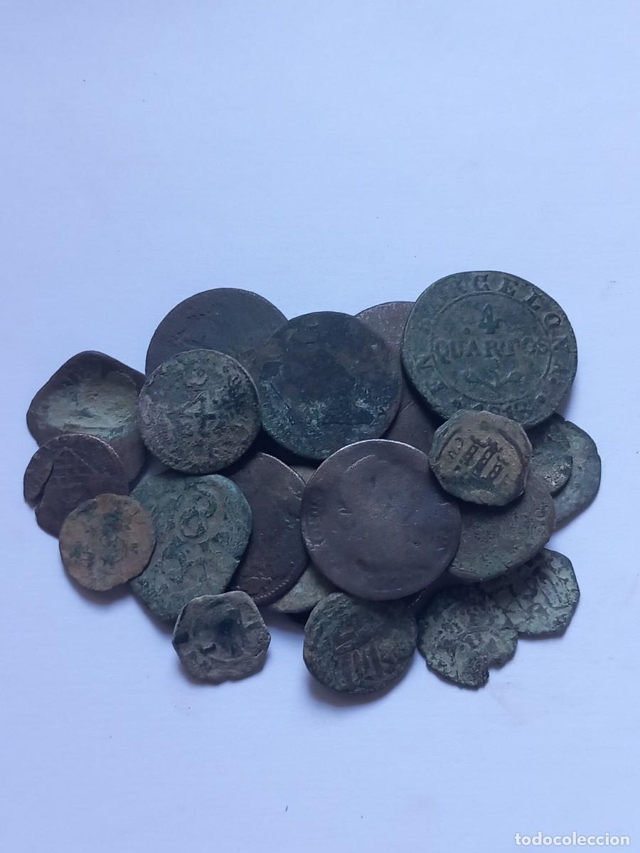 Monedas de Espa&ntilde;a: Lote n&uacute;mero 4 de 25 monedas espa&ntilde;olas para limpiar y expertizar. Procedentes de Colecci&oacute;n particular