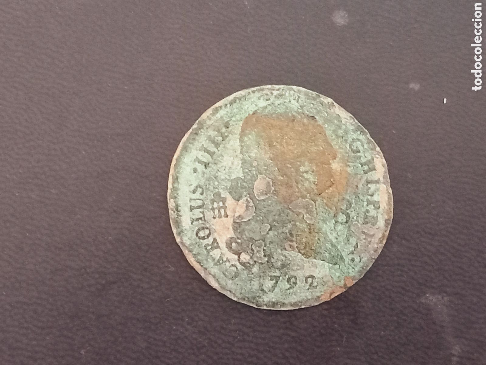 Monedas de Espa&ntilde;a: Moneda de 8 maravedis Carlos IIII 1792