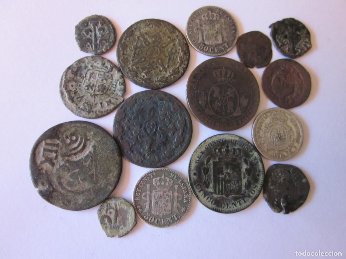 Monedas de Espa&ntilde;a: 15 Monedas: Austrias y Borbones. 3 Plata. - Foto 2