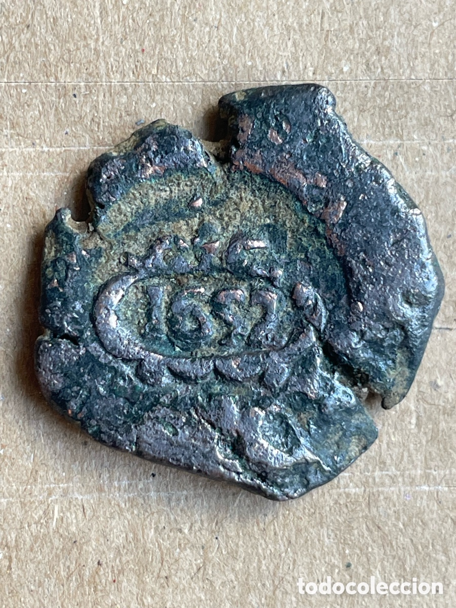 Coins of Spain: Moneda Antigua de Felipe IV a&ntilde;o 1652