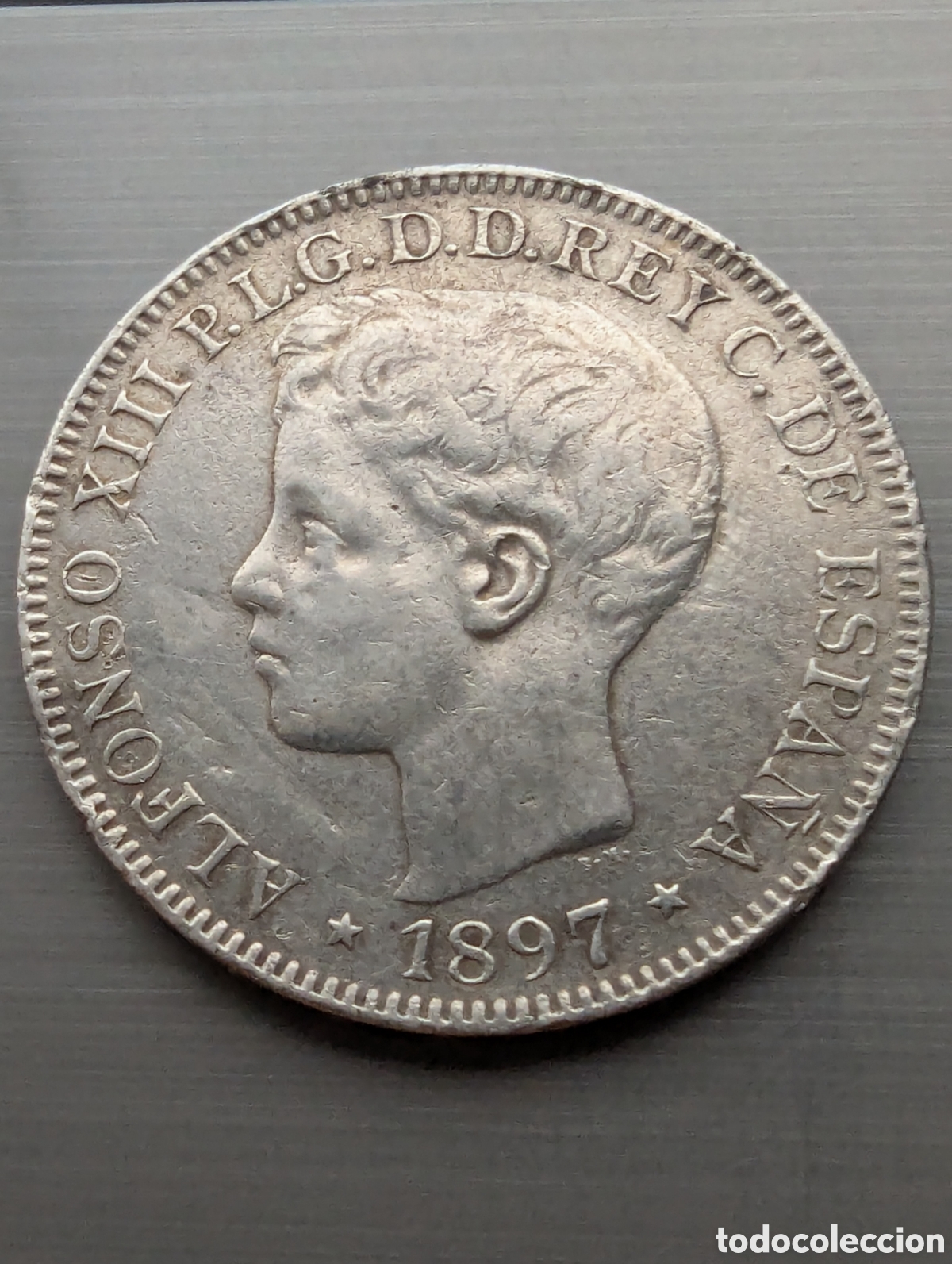 Monedas de Espa&ntilde;a: Filipinas 1 peso 1897 plata