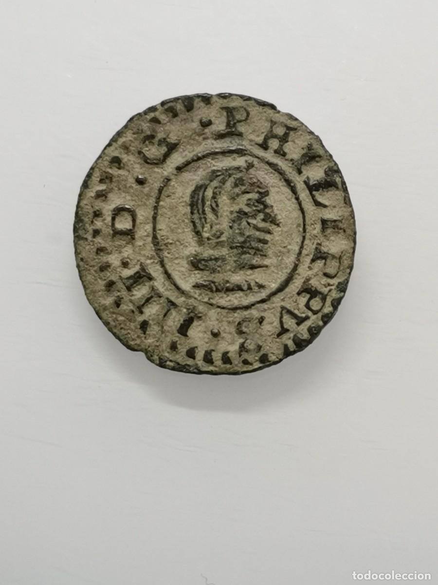 Monedas de Espa&ntilde;a: Felipe IV 4 Maraved&iacute;s 1663 Sevilla. (Ingenio) - Foto 6