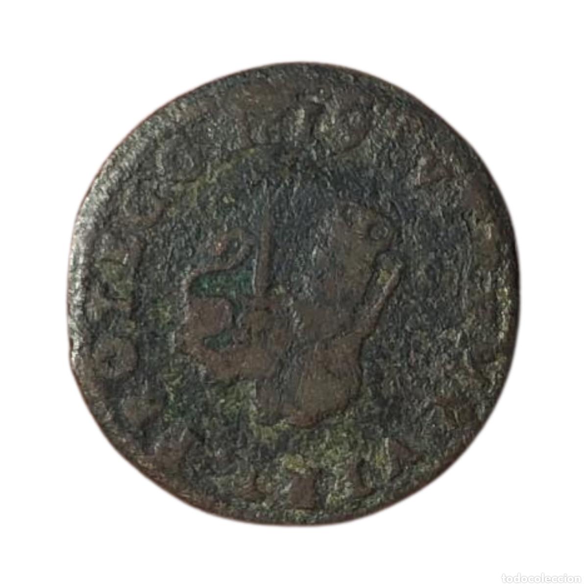 Monedas de Espa&ntilde;a: NT/ FELIPE V 1 MARAVEDI 1719 VALENCIA ESCASA (E289)