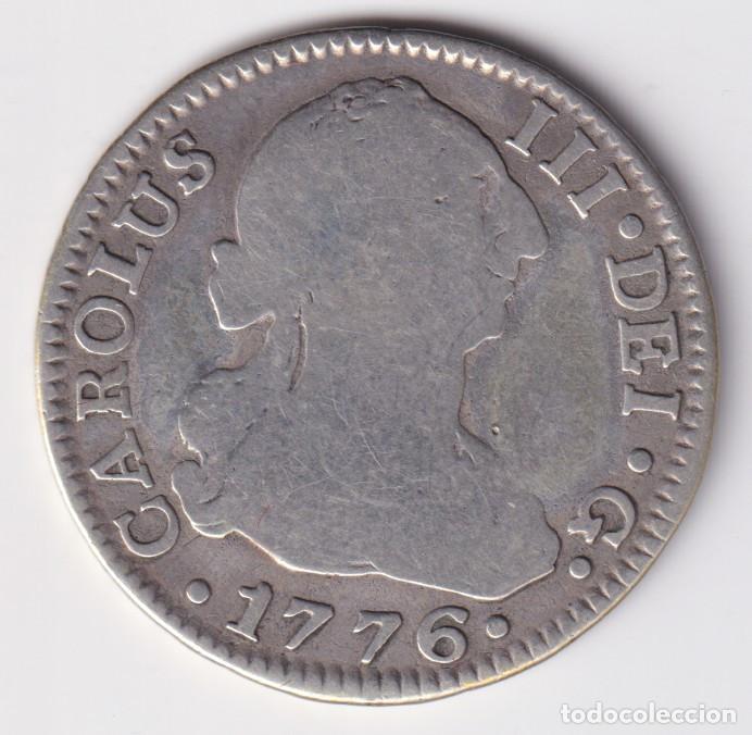 Monedas de Espa&ntilde;a: ESPA&Ntilde;A MONEDA 2 REALES CARLOS III 1776 CF - SEVILLA