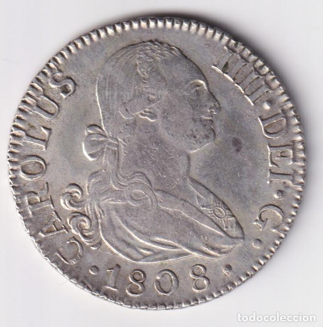 Monedas de Espa&ntilde;a: ESPA&Ntilde;A MONEDA 2 REALES CARLOS IV 1808 AI - MADRID