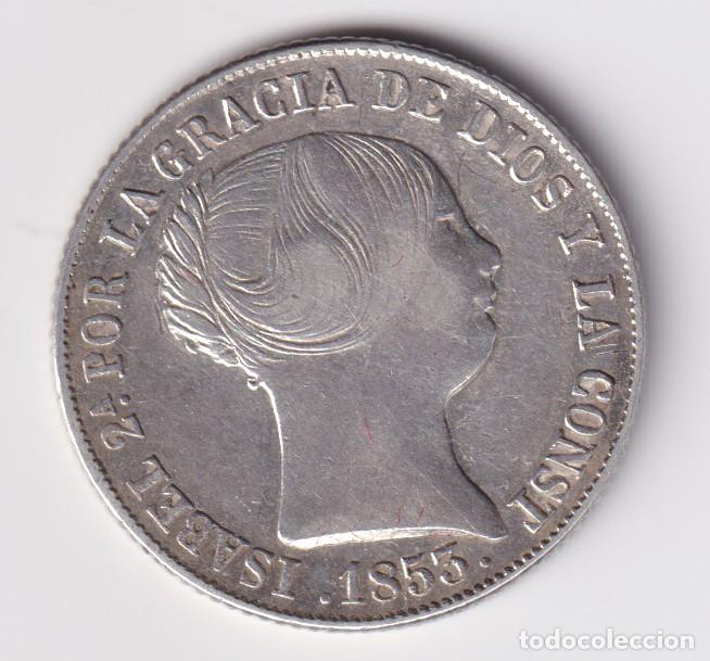 Monedas de Espa&ntilde;a: ESPA&Ntilde;A MONEDA 4 REALES ISABEL II 1853 BARCELONA
