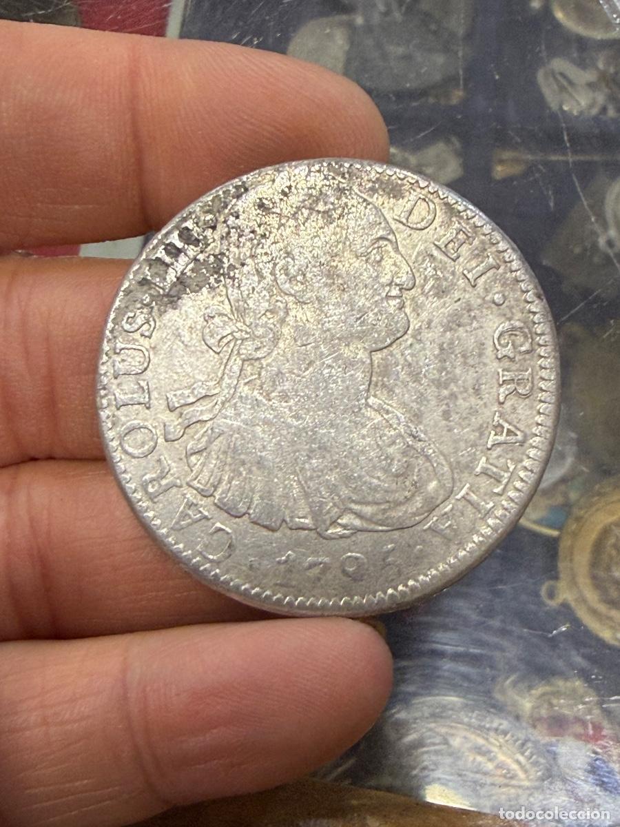 Monnaies d'Espagne: Carlos IIII 8 reales 1795 M&eacute;jico F M