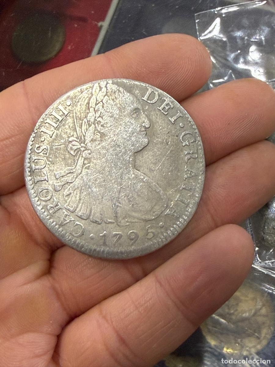 Monnaies d'Espagne: Carlos IIII 8 reales 1795 M&eacute;jico F M