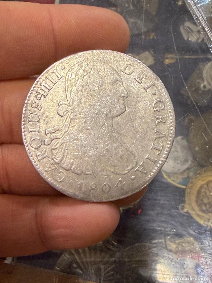 Monnaies d'Espagne: Carlos IIII 8 reales 1804 M&eacute;jico T H