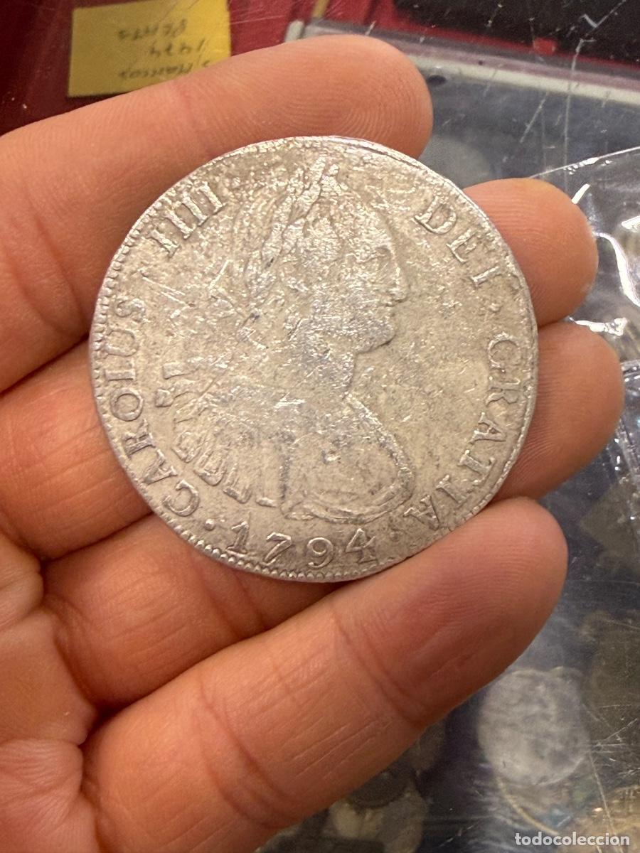 Moedas de Espanha: Carlos IIII 8 reales 1794 potosi PR