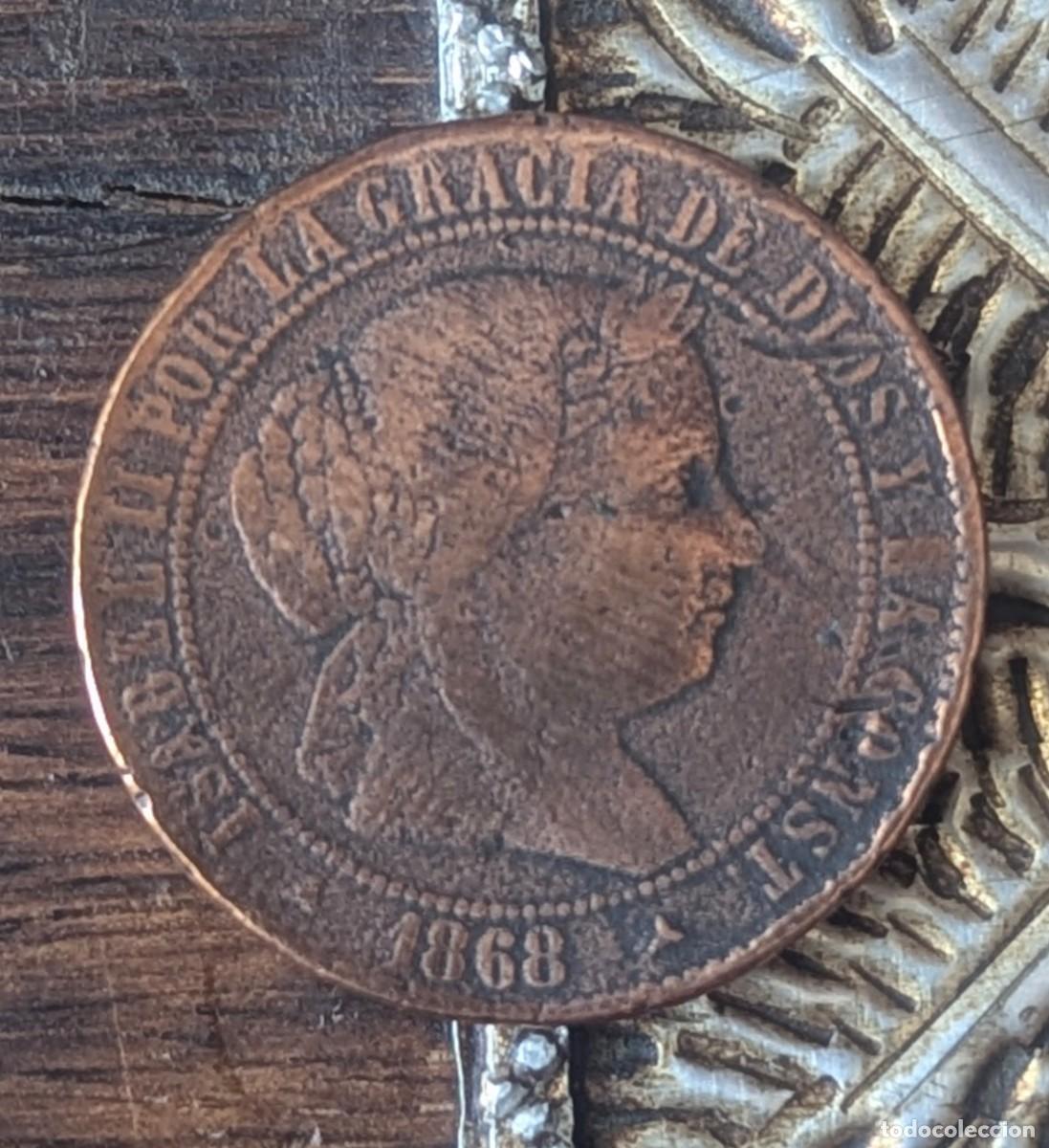 Monedas de Espa&ntilde;a: 2 1/2 c&eacute;ntimos de escudo - Isabel II - 1.867 d.C (Lote 176265)