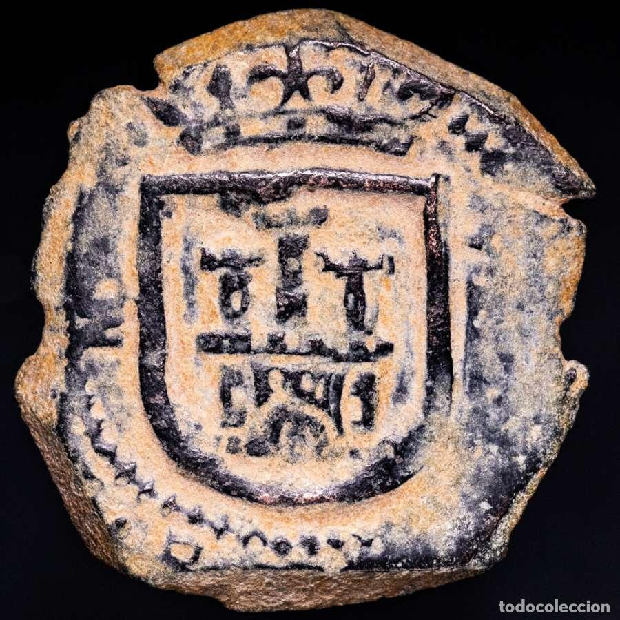 Monedas de Espa&ntilde;a: Felipe III. VIII Maravedis, 1618. Madrid, MD