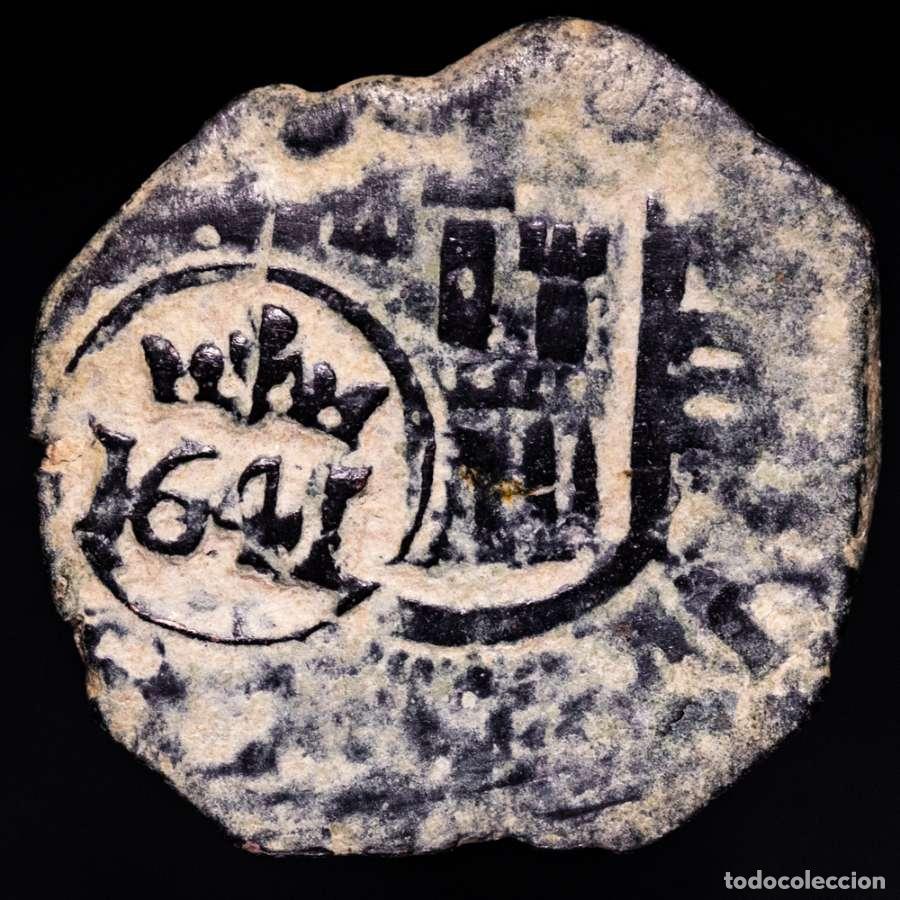 Monedas de Espa&ntilde;a: Felipe III (1598-1621). 8 Maraved&iacute;s, resellada en 1641 Madrid, MD