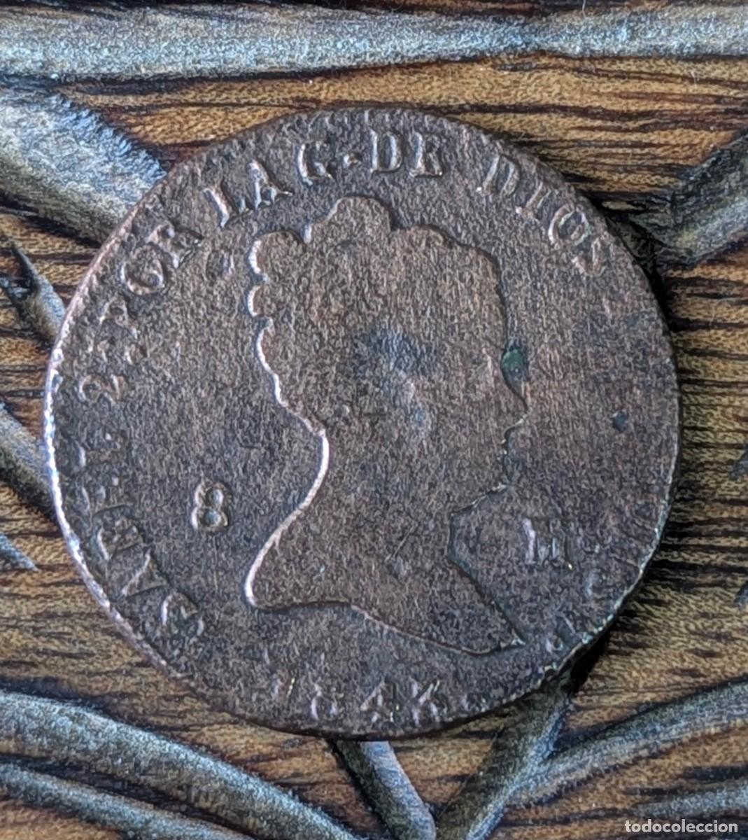 Monedas de Espa&ntilde;a: 8 maraved&iacute;s - Isabel II - A&ntilde;o 1.843 (Lote 166261)