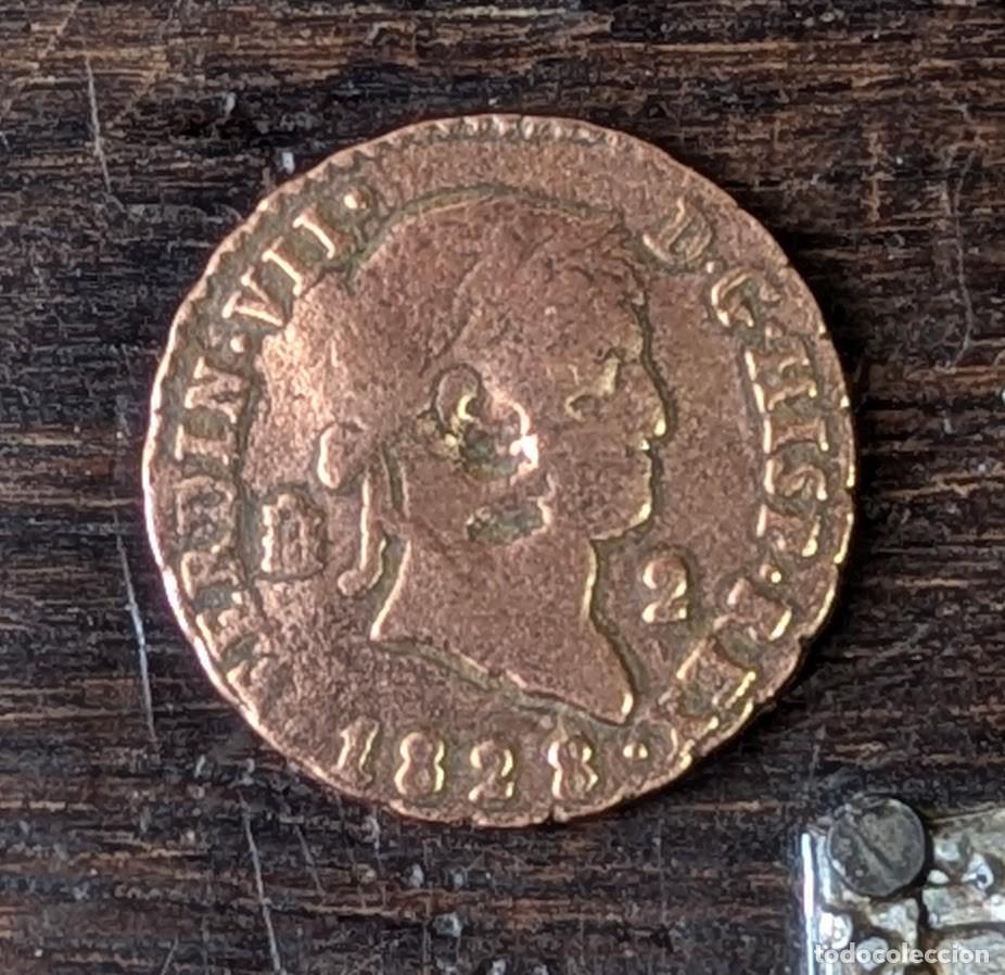 Monedas de Espa&ntilde;a: 2 maraved&iacute;s - Fernando VII - A&ntilde;o 1.829 (Lote 166263)